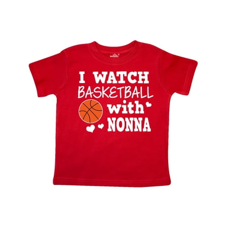 

Inktastic I Watch Basketball with Nonna Gift Toddler Boy Girl T-Shirt