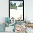 thumbnail image 3 of Designart 'Pine Forest In Snowy Winter Mountains' Traditional Framed Art Print, 3 of 4