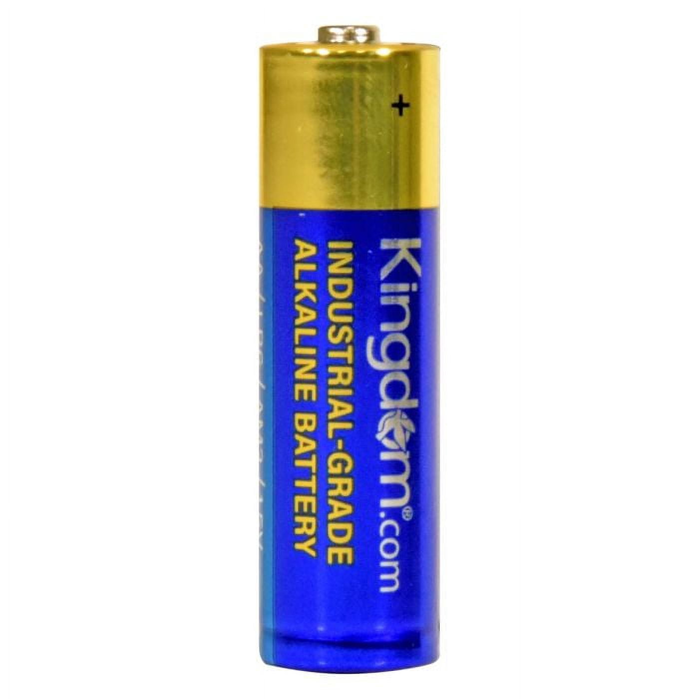 Kingdom AA Batteries, Pack of 40, Industrial Grade Alkaline Batteries