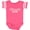 Football Pink and White, variant on Sister Squad with Pink Flowers Boys or Girls Baby Bodysuit