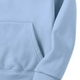 thumbnail image 4 of Brythos Hoodies for Men,Oversized Loose Fit Mens Hoodie,Multi-Scene Versatility Pullover Hoodies,Blue,L, 4 of 5