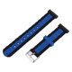 thumbnail image 5 of Correas de reloj de silicona, pulsera de repuesto elástica impermeable ajustable para reloj FIT 2, negro y azul, 5 of 10