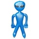 thumbnail image 1 of Figuras inflables extraterrestres gigantes para fiestas de cumpleaños con temática extraterrestre. Azul, 1 of 9