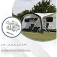 thumbnail image 4 of Yazoeia RV Awning Lower Rafter Claw, Heavy Duty Satin Aluminium Awning Replacement Lower Rafter Claw Dometic Awning Parts Fit for Dometic Sunchaser II Awning dOmetic Rv Replacement Parts for Awning, 4 of 7
