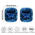 thumbnail image 3 of Yuyamidu Hibiscus Car Sun Shade Windshield Cat Windshield Cover Car Accessories for Audo Truck Van 2 Pcs Blue Sun Visor for Car Windshield, Easy to Install, 3 of 5