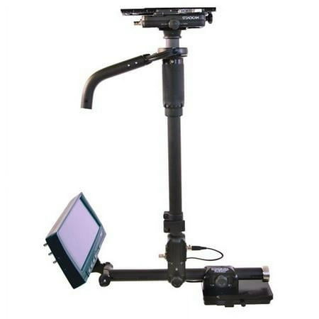 UPC: 0884613031893 | AERO 2-Section Carbon Fiber Sled with 7  3G-HD/SD/HDMI Monitor and V-Lock Battery Mount