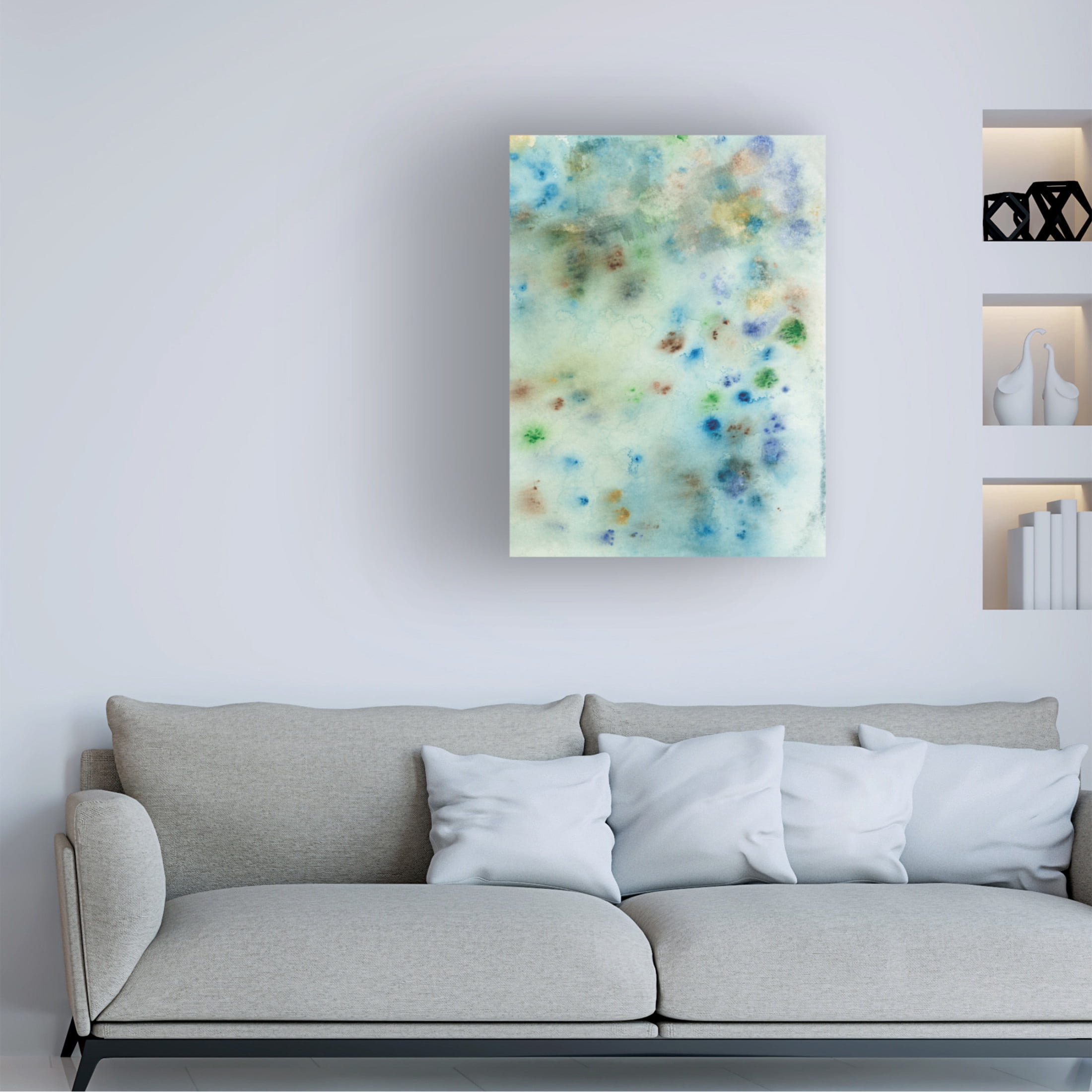 Canvas Wall Art - Jodi Fuchs 'Hawaiian Rain IV' Wall Art for Living Room, Bedroom, or Office Décor by Trademark Fine Art - 14 x 19 Inches
