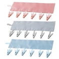 thumbnail image 6 of Portable Foldable Clothes Pegs with 6 Clips, Travel Collapsible Laundry Drying Clip Rack, Hanging Clothes Clips Organizer, Outdoor Drying Peg Holder, Compact Travel Size Fabric Clothes Fasteners, 6 of 7