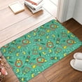 thumbnail image 5 of Xecao Funny Animals in Jungle print Flannel Mat: Non-slip, 16x24in. Ideal for kitchen, bedroom, bath & living room., 5 of 9