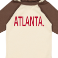 thumbnail image 4 of Inktastic Atlanta in Red Text Boys or Girls Long Sleeve Baby Bodysuit, 4 of 5