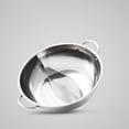 thumbnail image 2 of Pot with Divider Cookware Kitchenware Cookware pot with Divider Cooking Pot for Party Travel With spoon and lid, 2 of 9