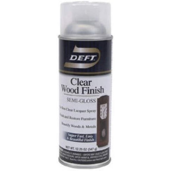 Paint Sundries Solutions Deft Interior Clear Wood Finish Spray Semi-Gloss - 12.25-Ounce