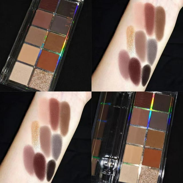 10 Colors Eyeshadow Palette Smooth Easy to Color Eyeshadow for Party Cosplay Makeup 1