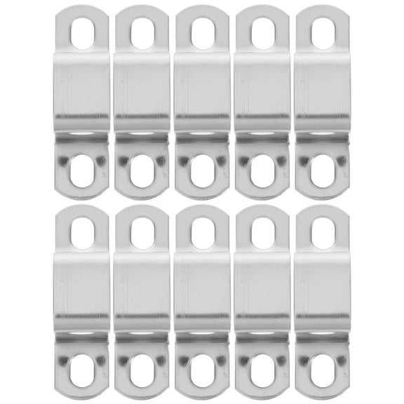 10 Pcs Buckle Pipe Clamp Fence Post Tie Bracket Horseback Clip U Bracket Steel U-shaped Clamp