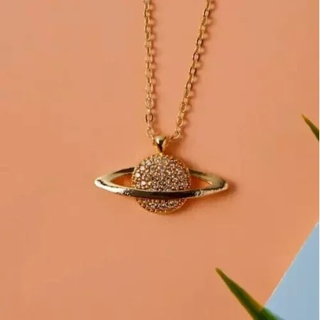 2 Ct Round Cut Simulated Diamond Women's Fancy Pendant In 14K Yellow Gold Plated