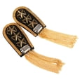 thumbnail image 4 of 2 Pedazos Charretera de Oro Epaulette Insignias de Broche Pin de Traje Hugo Charretera, 4 of 10