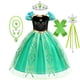 thumbnail image 3 of Vestido de Elsa para niñas, cumpleaños, Halloween, carnaval, fiesta de Pascua, disfraz de Anna para niñas, 3 of 5