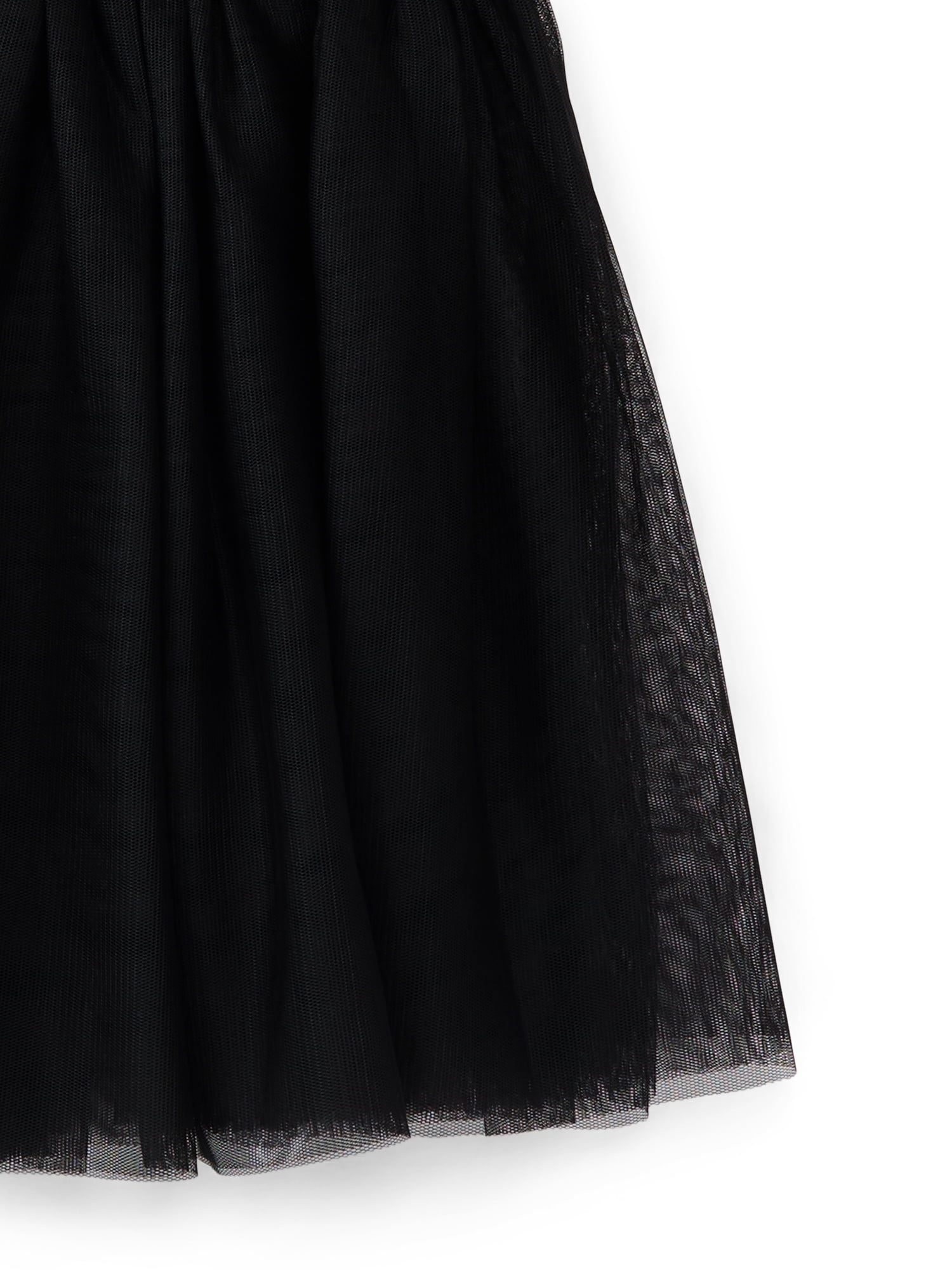 Wonder Nation Toddler Girls' Velour Tutu Dress with Long Sleeves, Sizes 12M- 5T