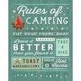 thumbnail image 2 of Averinos, Melissa 26x32 Gold Ornate Wood Framed with Double Matting Museum Art Print Titled - Comfy Camping I, 2 of 4