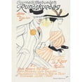 thumbnail image 2 of Valdemar Andersen 14x18 Gold Ornate Wood Frame and Double Matted Museum Art Print Titled - The Journalist Association's Round Shock Day (1911), 2 of 4