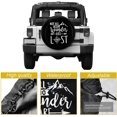 thumbnail image 5 of MSGUIDE Spare Tire Cover Not All Those Who Wander are Lost for Car Trailer RV Truck 14 15 16 17h, 5 of 5