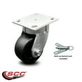 thumbnail image 2 of 4 Inch Kingpinless Glass Filled Nylon Wheel Swivel Caster with Swivel Lock SCC, 2 of 2