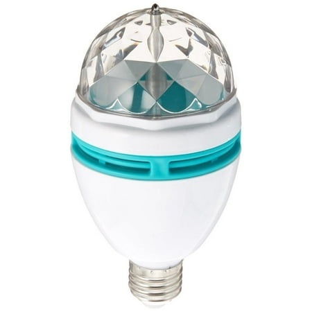 Elegantoss Rotating LED Strobe Bulb Multi Color Changing Light