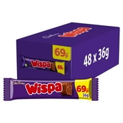 Cadbury Wispa Chocolate Bar 36g (pack of 48)