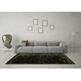 thumbnail image 3 of Ahgly Company Indoor Rectangle Abstract Brown Modern Area Rugs, 4' x 6', 3 of 4