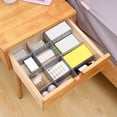 thumbnail image 5 of Expandable Drawer Dividers & Organizers | 4-Pack Plastic Partition Boards | Adjustable Storage Compartments for Makeup, Socks, Office Supplies & Desk Organization, 5 of 6