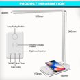 thumbnail image 5 of Schreibtischlampe Led Mit 10w Wireless Charging, Usb Ladeanschluss, Bienser Brolampe Tischlampe Mit 10 Helligkeits X 5 Farbstufen, Augenschonende Led, 5 of 5