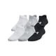 thumbnail image 1 of Pack de 6 calcetines Under Armour unisex para niños y jóvenes esenciales, color negro, 1 of 4