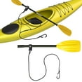 thumbnail image 5 of GOGHOST Kayak Paddle Leash,Lightweight Nylon Coiled Kayak Rod Leashes for Fishing Boating-Black 2Pcs, 5 of 7