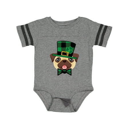 

Inktastic St Patricks Outfit Pug Dog Gift Baby Boy or Baby Girl Bodysuit
