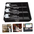 thumbnail image 4 of COOPHYA Cash Drawer Tray 1Pcs for Supermarket Cash Register Drawer Insert Black Plastic and Metal Rectangular Design, 4 of 8