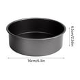 thumbnail image 3 of Cake Pan under $5! kkbbma Square Cake Baking Pan, Non-Stick Metal Cake Mold for DIY Baking, Oven Safe Baking Tray for Homemade Desserts, 3 of 6
