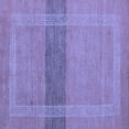 thumbnail image 1 of Ahgly Company Indoor Square Abstract Blue Modern Area Rugs, 5' Square, 1 of 4