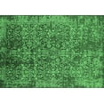 thumbnail image 1 of Ahgly Company Machine Washable Indoor Rectangle Oriental Emerald Green Industrial Area Rugs, 8' x 10', 1 of 4