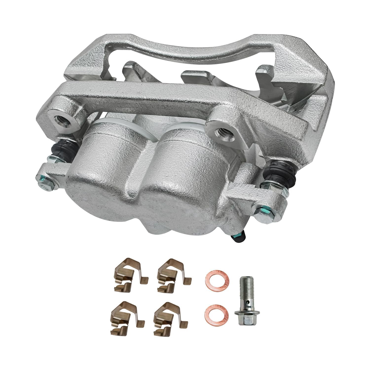 Detroit Axle - 2 Front Left and Right Disc Brake Calipers with Bracket Replacement for Dodge Ram Dakota 1500 Classic