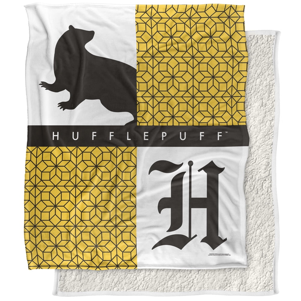 Harry Potter Blanket, 50"x60" Harry Potter House Pride Hufflepuff Silky