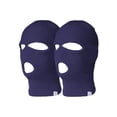thumbnail image 1 of TopHeadwear 3 Hole Ski Face Mask Balaclava, 2 Pack Navy, 1 of 1