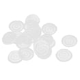 thumbnail image 1 of Unique Bargains 18mm Dia Round Clear Plastic Non-slip Glass Table Dash Mat Pad Cushion 20Pcs, 1 of 1
