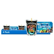 (4 pack) Capri Sun Pacific Cooler Mixed Fruit Flavored Juice Drink Blend, 10 ct Box, 6 fl oz Pouches