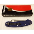 thumbnail image 2 of Spyderco Military Folding Knife 4" S110V Satin Plain Blade, Blue/Purple (Blurple) G10 Handles - C36GPDBL, 2 of 2