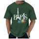 thumbnail image 3 of Playeras De Algodon Camiseta De Manga Corta Para Hombre, Camisetas Casuales Con Estampado Festivo Y Ventilado, 3 of 6