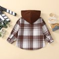 thumbnail image 4 of Vedolay Toddler Boys Clothes Toddler Girls Boys Hoodie Coat Warm Winter Hooded Sweater Outwear Coffee,120, 4 of 5