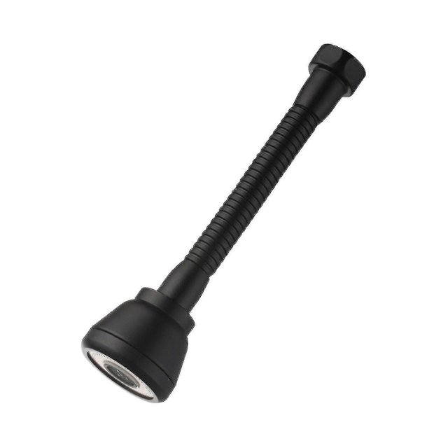 Extensor de grifo giratorio de 360 grados, rociador de cocina a prueba de salpicaduras con 3 modos de ahorro de agua, cabezal de grifo de cobre negro.