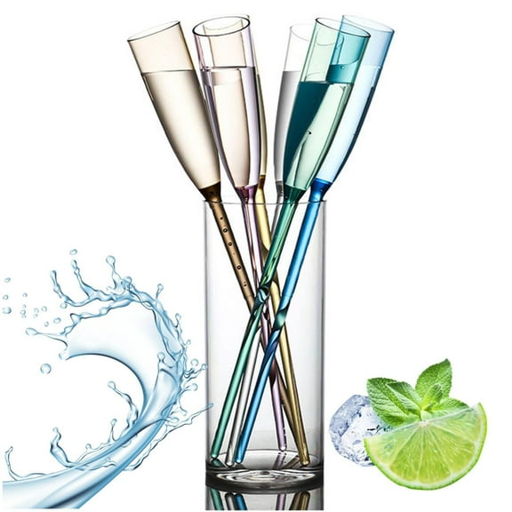 Clearance Glass&Bottle under $20 Floating Champagne Flutes Floating Champagne Glasses For The Pool Floating Wine Glass Champagne Flutes Bouquet Vintage Acrylic Colorful Transparent Glasses For W