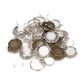 thumbnail image 1 of Accesorio de joyería de bricolaje: 48 llaveros de cúpula de cristal con base colgante de rotación., 1 of 10