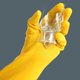 thumbnail image 4 of Amarillo 5 pares de guantes de látex resistentes al desgaste de goma impermeables engrosados ​​para lavavajillas domésticos (S) brillar Electrónica, 4 of 5
